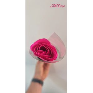 AliRose - Zeep Roos - Barbie ROZE / PINK - 5 Stuks - Romantische Cadeau - Kado - Liefde - Love - Amor - Feestdagen - Moederdag - Kerst - Valentijn - Partner - Natuurlijke Zeep Boeket - Bruiloft