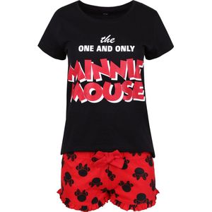 Zwart-rode damespyjama met korte mouwen - Minnie Mouse DISNEY / L