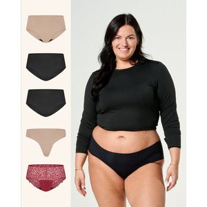 Moodies incontinentie ondergoed - bundel everyday - 5 stuks - dames - maat S - mix