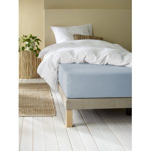 hoeslaken- jersey - De Witte Lietaer - elena - 180 x 200 - stone blue