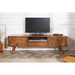 TV-Meubel Mystic Living 140cm Massief Sheesham Hout