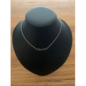 Stainless Steel Ketting Mama - Zilverkleurig