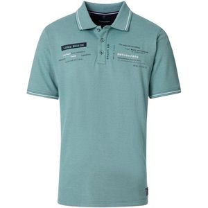 Casa Moda New York Collectie Heren Poloshirt 954436800-383 - 3XL