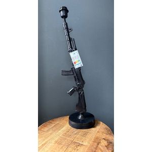 Goodyz- Staande Lamp - Gun model - Hoogte 70cm - kleur zwart
