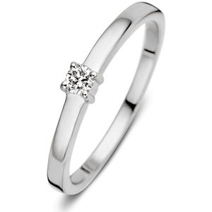 Ring witgoud briljant 0.09 crt.