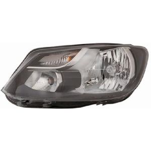 Volkswagen Caddy, 2010 - 2015 - koplamp, Hella, H4, elektr verstelb, incl stelmotortje, links, 05/2013 -