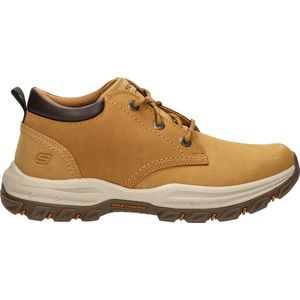 Skechers Knowlson Relaxed Fit heren veterboot - Cognac - Maat 44