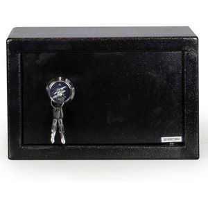 Securata Kluis met sleutel - Small - Zwart - 31 x 20 x 20 cm - Prive Kluis met sleutel