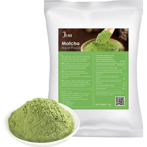 Bubble Tea Powder | Milk Shake Powder | JENI Matcha Flavor Powder (3 in 1) - 1 Kg