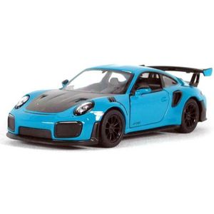 Porsche 911 GT2 RS Blauw – Kinsmart 1:36