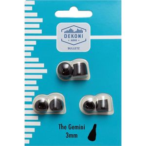 Dekoni Audio Bulletz Gemini Series Large / 3 Pack