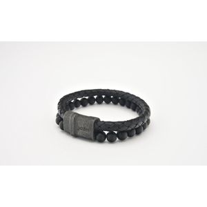 Josh-9286-Armband-Zwart/mat zwart-Heren