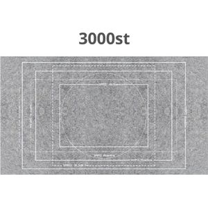 Nivard Puzzelmat - Portapuzzle - Puzzelmap - 500 Stukjes - 1000 Stukjes - 1500 Stukjes - 2000 Stukjes - 3000 Stukjes - Puzzelkoffer - Puzzelbord - Opbergsysteem - Grijs