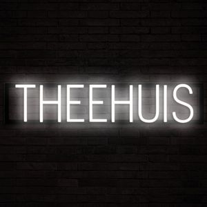 THEEHUIS - Lichtreclame Neon LED bord verlicht | SpellBrite | 71,64 x 16 cm | 6 Dimstanden & 8 Lichtanimaties | Reclamebord neon verlichting