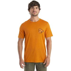 Icebreaker 150 Tech Lite Ii Community Merino T-shirt Met Korte Mouwen Oranje M Man