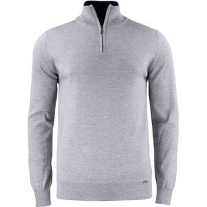 Cutter & Buck Everett HZ Sweater Heren 355420 - Grijs Melange - S