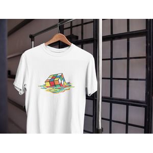 Rubiks cube T-shirt - Wurban Wear | Puzzel shirt | Kubus | Rubiks | Spellen | Kleding | Shirt