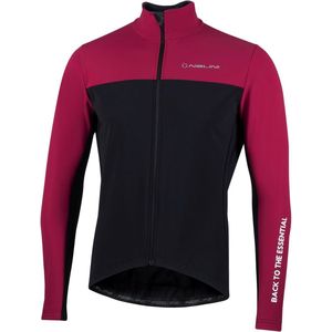 Nalini - Heren - Fietsjack winter - Warm Wielrenjack - Rood - Zwart - NEW ROAD JKT - XS