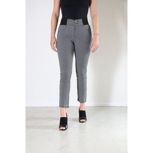New Star dames broek - broek slim fit model - Melbourne - zwart/wit print - lengte 29 - maat 27