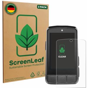 ScreenLeaf - Screenprotector voor Wahoo Elemnt Bolt 3 - Duurzame schermbescherming Folie Beschermfolie transparant (2 Stuks)
