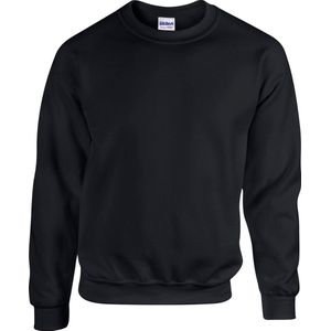 Gildan Zware Blend Unisex Adult Crewneck Sweatshirt voor volwassenen (Zwart)