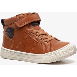 Blue Box hoge jongens sneakers cognac - Maat 29 - Uitneembare zool