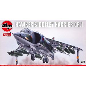 1:24 Airfix 18001V Hawker Siddeley Harrier GR.1 Plastic Modelbouwpakket