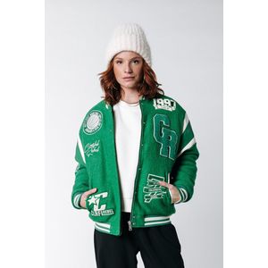 Colourful Rebel Joan Baseball Bomber Jacket- Maar XS