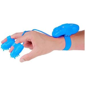 Pipedream Magic Touch - Vinger Vibrator blue