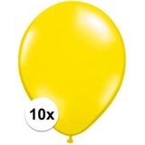 Qualatex ballonnen citroen geel 10 stuks