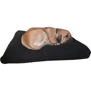 Topmast Comfortbag Hondenkussen - Waterproof Polyester - Hondenbed 80 x 55 cm - Hondenkussen M - Zwart