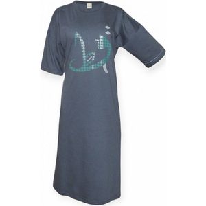 Ibramani Cat T-Shirt Deep Grey - Dames T-shirt Jurk - Zomer T-Shirt - Oversized T-Shirt - Premium Katoen - Dames Kleding