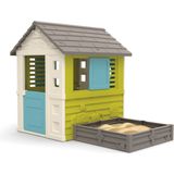 Smoby - Outdoor collectie - Square Speelhuis met Zandbak - Speelhuis accessoire - capaciteit 100kg - vanaf 2 jaar