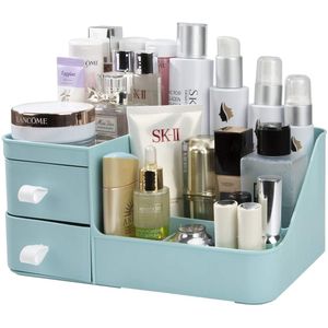 Ibenzoa® Multifunctionele Cosmetica-opbergdoos met Laden voor Perfecte Make-up Organisatie en Ruimtebesparing