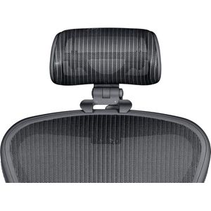 Originele hoofdsteun voor Herman Miller Aeron-stoel H3 - Remastered Onyx - Ontworpen door Engineered Now.