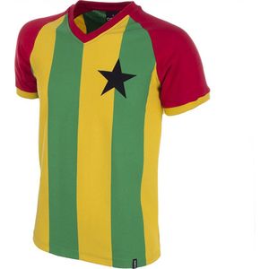 COPA - Ghana 1980's Retro Voetbal Shirt - S - Groen;Geel