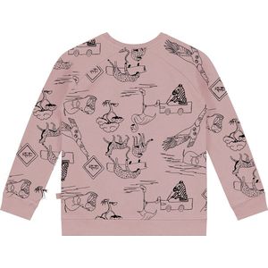 Smitten Organic - Safari all over print roos Sweater