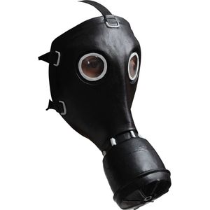 Zwart gasmasker voor volwassenen  - Verkleedmasker - One size
