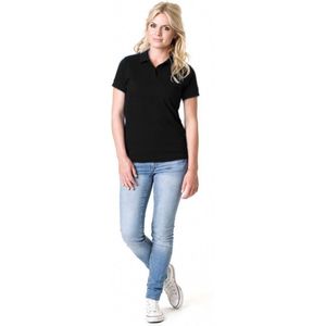 Dames poloshirt zwart 40