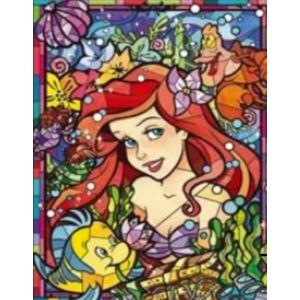 Diamond painting-Disney-Ariel-30x40-ronde steentjes-Diamond painting pakket volledig