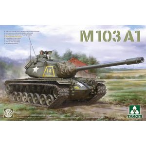 1:35 Takom 2139 M103A1 Tank Plastic Modelbouwpakket