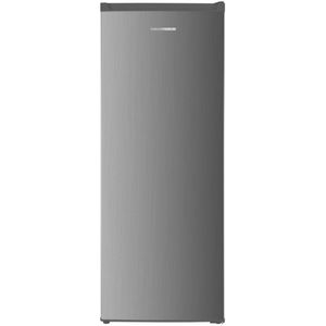 Heinner Vrijstaande Vriezer – Vrieskast 168 liter – Supervriesfunctie – 5 compartimenten – LED-display - Energieklasse E – Deur Links/Rechts - 5 Jaar Garantie - Zilver