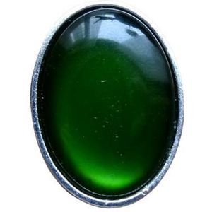 2 Love it Smaragd - Ring - Verstelbaar in maat - 18x22 mm