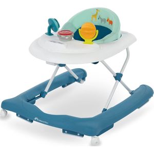 Loopstoeltje Baby – Loopstoel Stille Wielen - Looprek Baby Opvouwbaar – 100% Tevredenheidsgarantie – 6 Tot 18 Maanden - Blauw