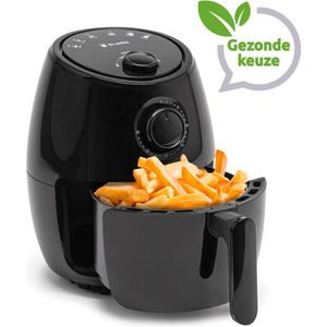 BluMill Mini Airfryer - Compacte Heteluchtfriteuse - Airfyer 2 Personen - 1000W - 2L