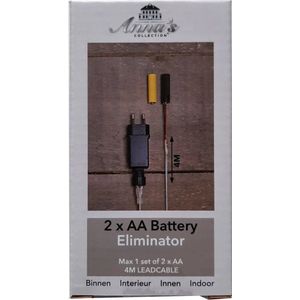 Adapter 2AA batterij vervanger