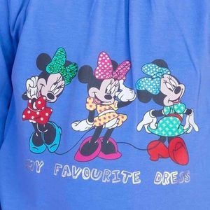 Minnie Mouse colshirt blauw-Maat 98