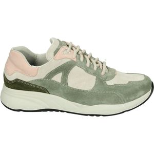 Durea 6283 K - Lage sneakersDames sneakers - Kleur: Groen - Maat: 38