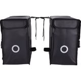 Willex Dubbele Fietstas - Bisonyl - Zwart - 40L
