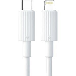 iPhone kabel - USB-C - 1 Meter Lightning to USB-C cable - Apple USB-C naar Lightning oplader kabel voor iPhone /iPad pro - Oplaadkabel voor Apple iPhone 14/ 14Pro/ 14Pro Max/ XR / XS Max / XS / X voor Apple iPad - 1m - Wit
